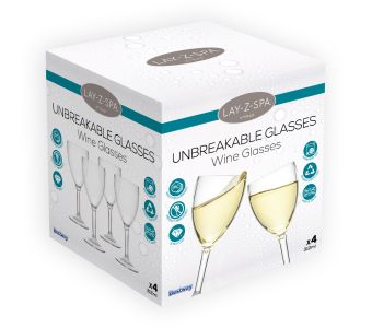 Lay-Z-Spa's Unbreakable Wine Glasses