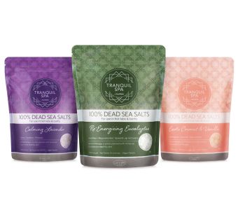 Tranquil Spa Dead Sea Salts Collection
