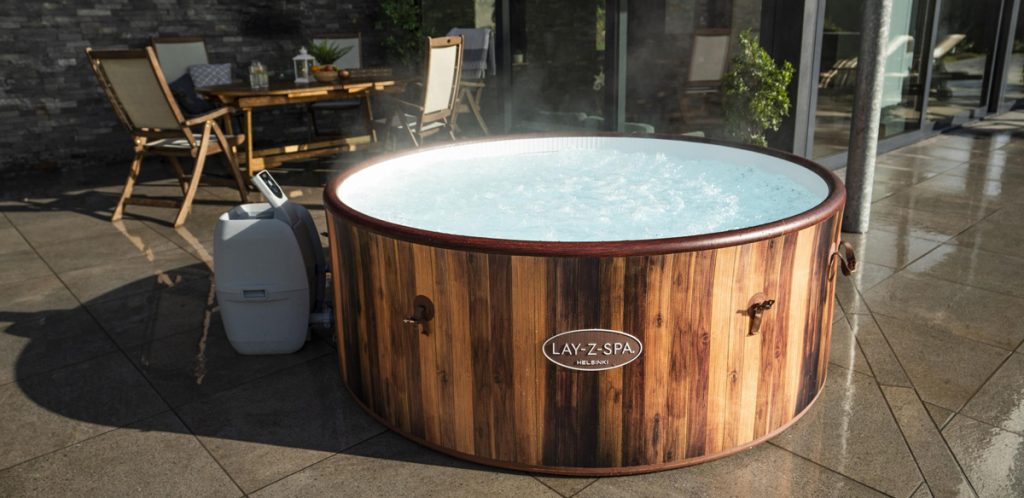 The first inflatable hot tub you can use all year long